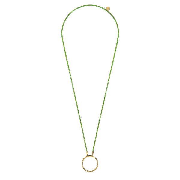 Jacqueline la vibrante - Doré vert fluo