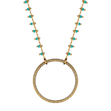 Upload image to gallery, Charlotte the authentic - Doré turquoise