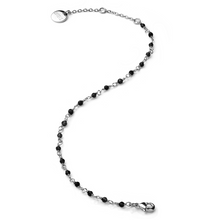 Charger l'image dans la galerie, Rosalie l'étincelante - Argenté Spinel noir