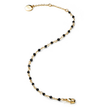 Bild in Galerie hochladen, Funkelnde Rosalie - Goldener Spinel schwarz