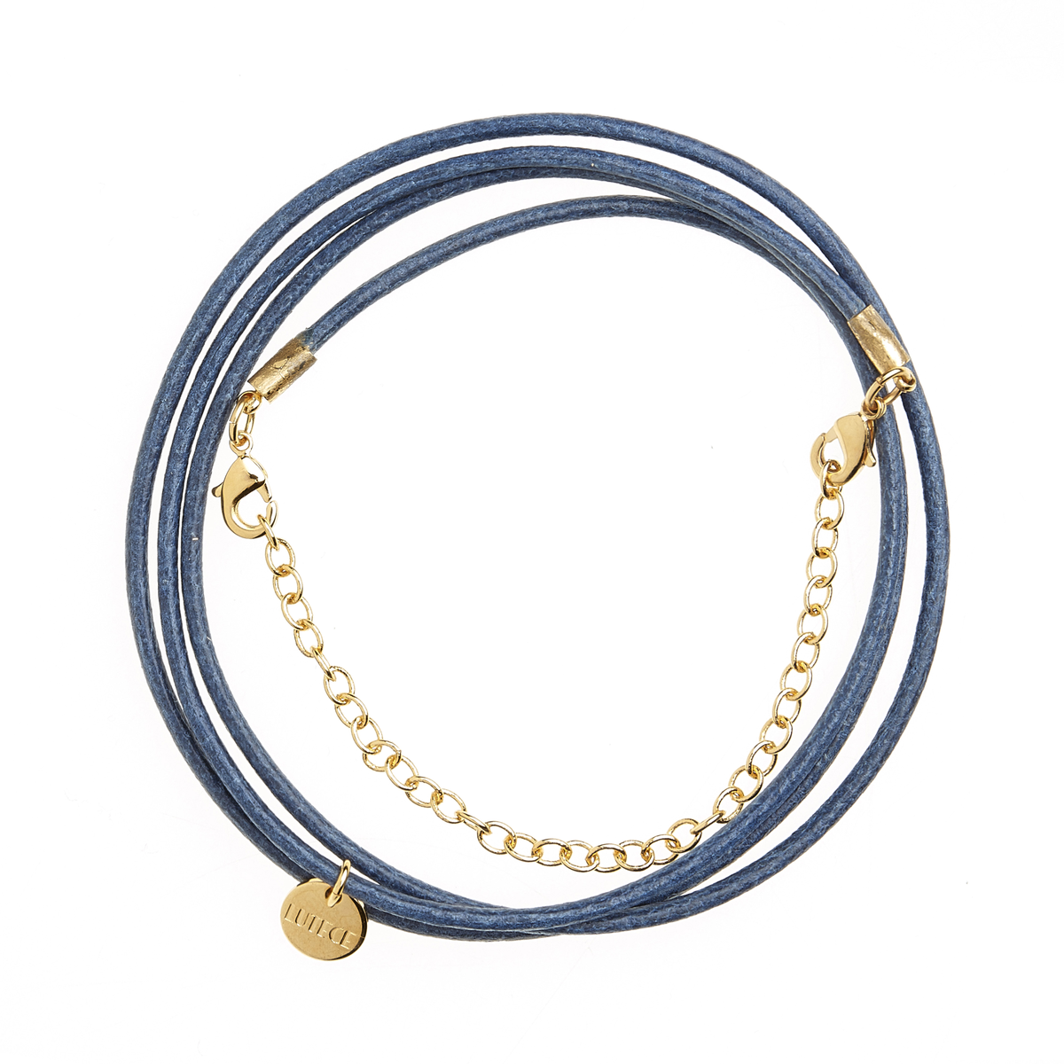 Aimée la brillante - Azul dorado – detalle