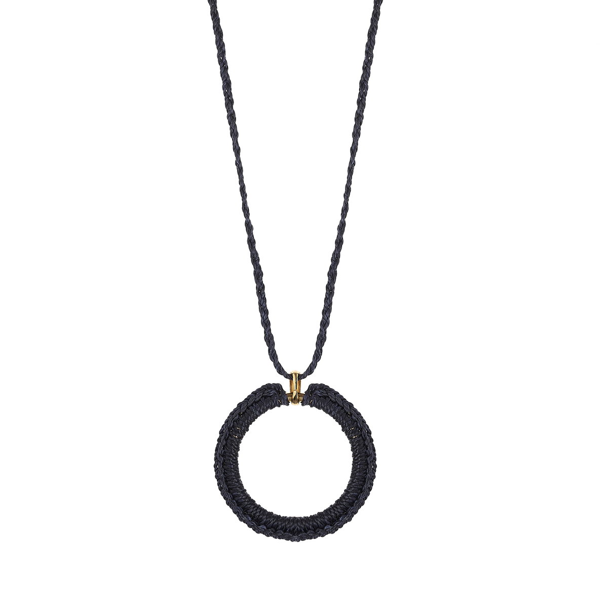 Alice la bohème - Macramé bleu marine – Lutece