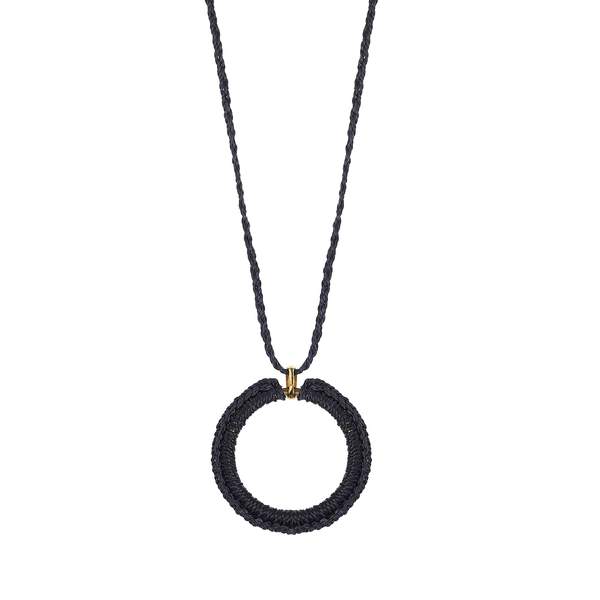 Alice la bohème - Navy blue macramé