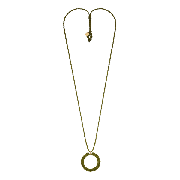 Alice l'olive - Khaki Green Macramé