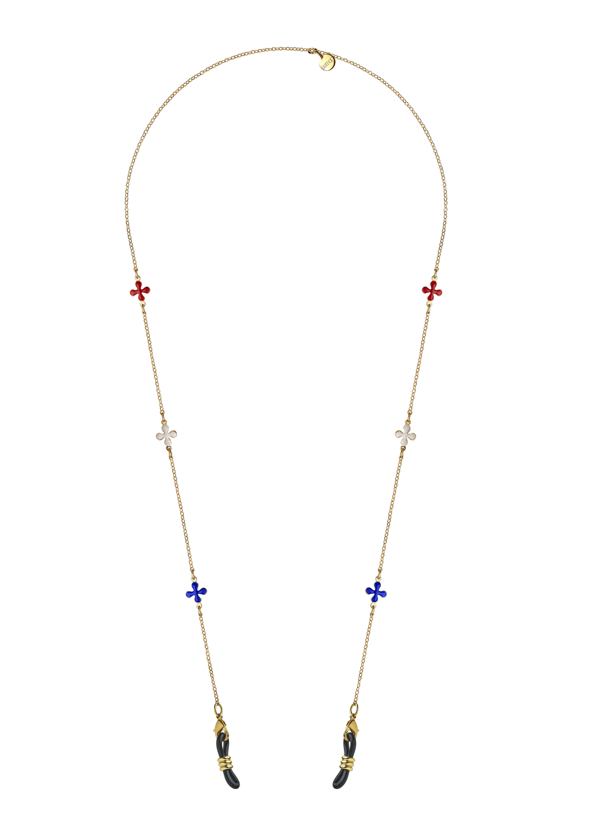 Colette la patriotique - Dorado azul blanco rojo – detalle