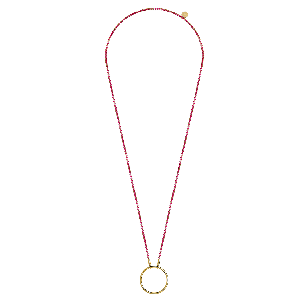 Jacqueline la radieuse - Doré rose fluo – détail