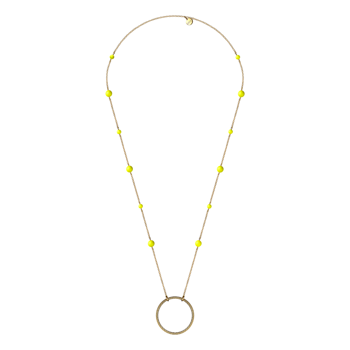 Joséphine l'intense - Doré jaune fluo – détail