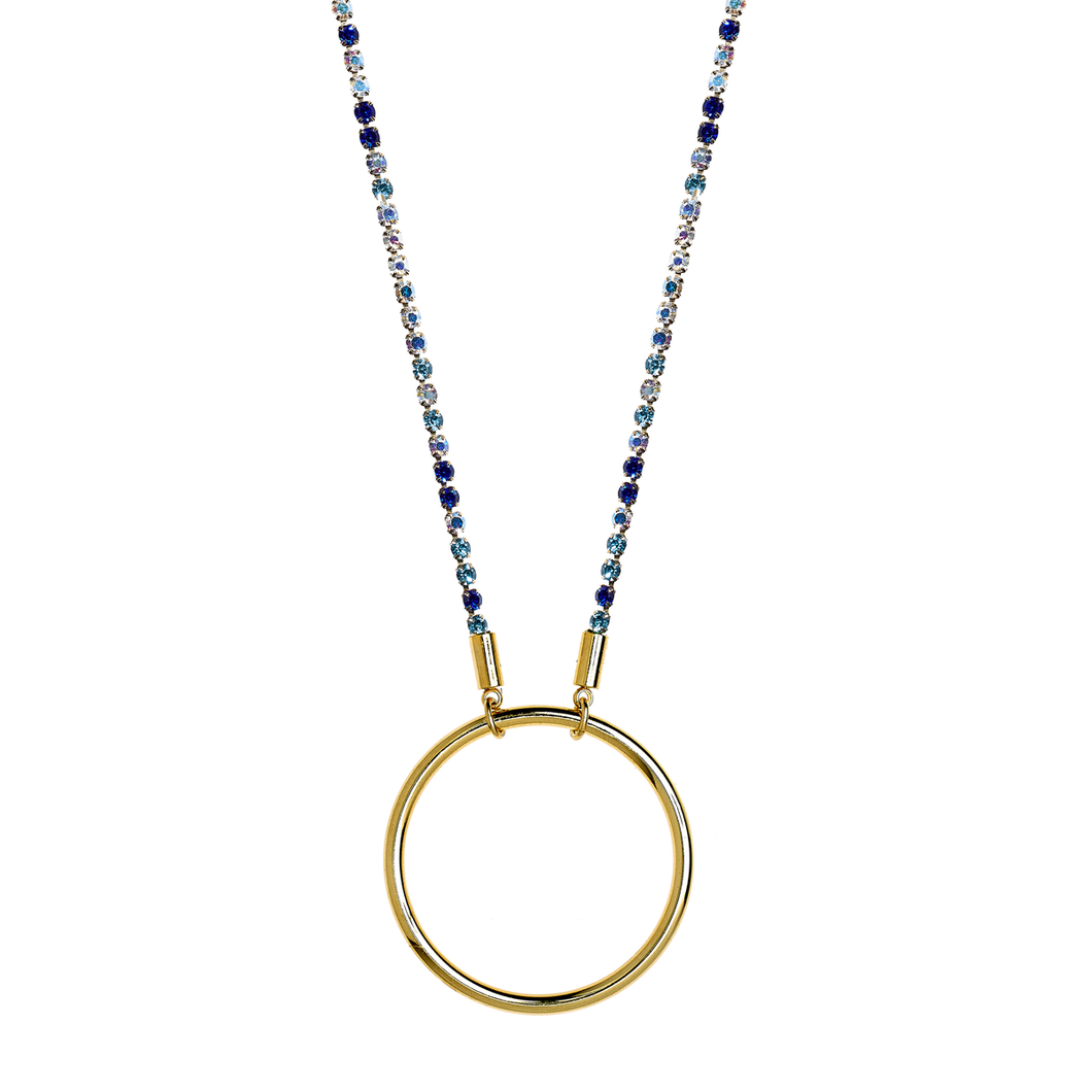 Jacqueline la captivante - Doré multicolore bleu