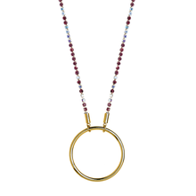 Bild in Galerie hochladen, Funkelnde Jacqueline - Vergoldet mehrfarbig rosa
