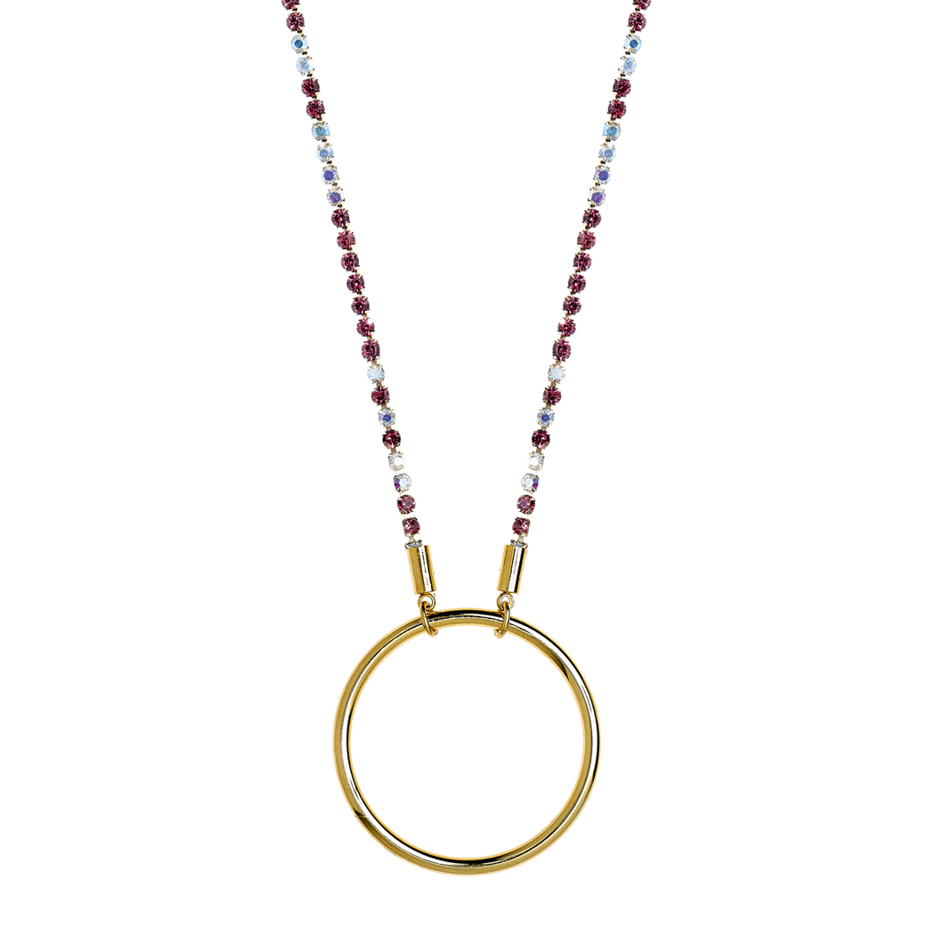 Jacqueline l'étincelante - Vergoldet multicolor rosa