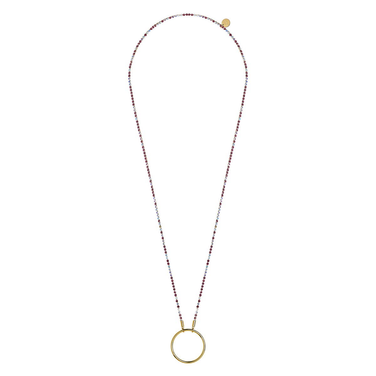 Jacqueline l'étincelante - Doré multicolore rose – détail