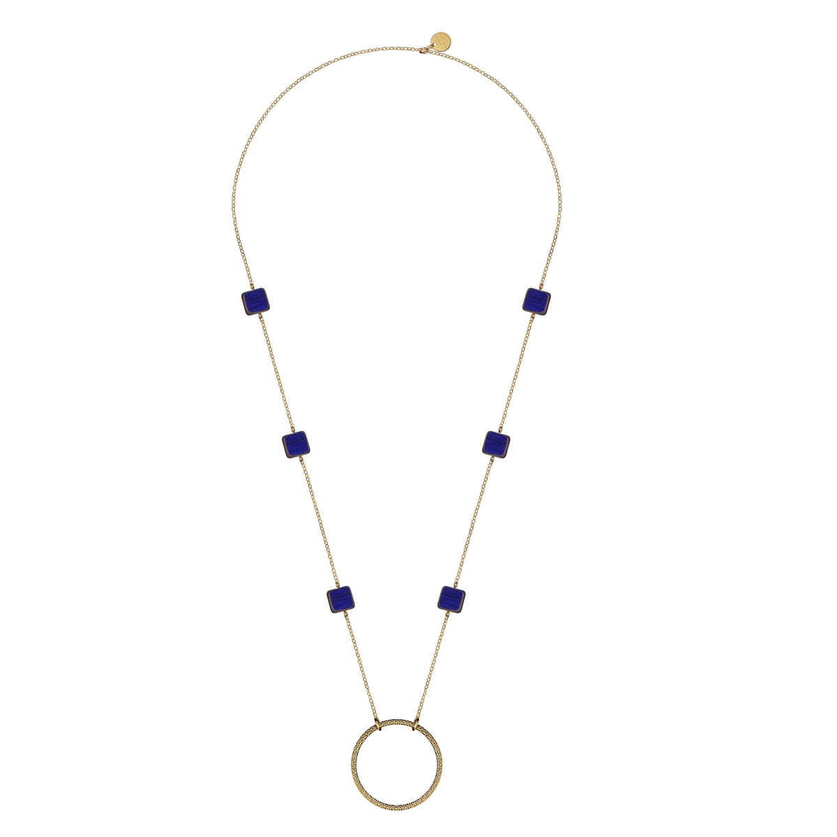 Nicole la mysterieuse - Doré bleu roi – détail