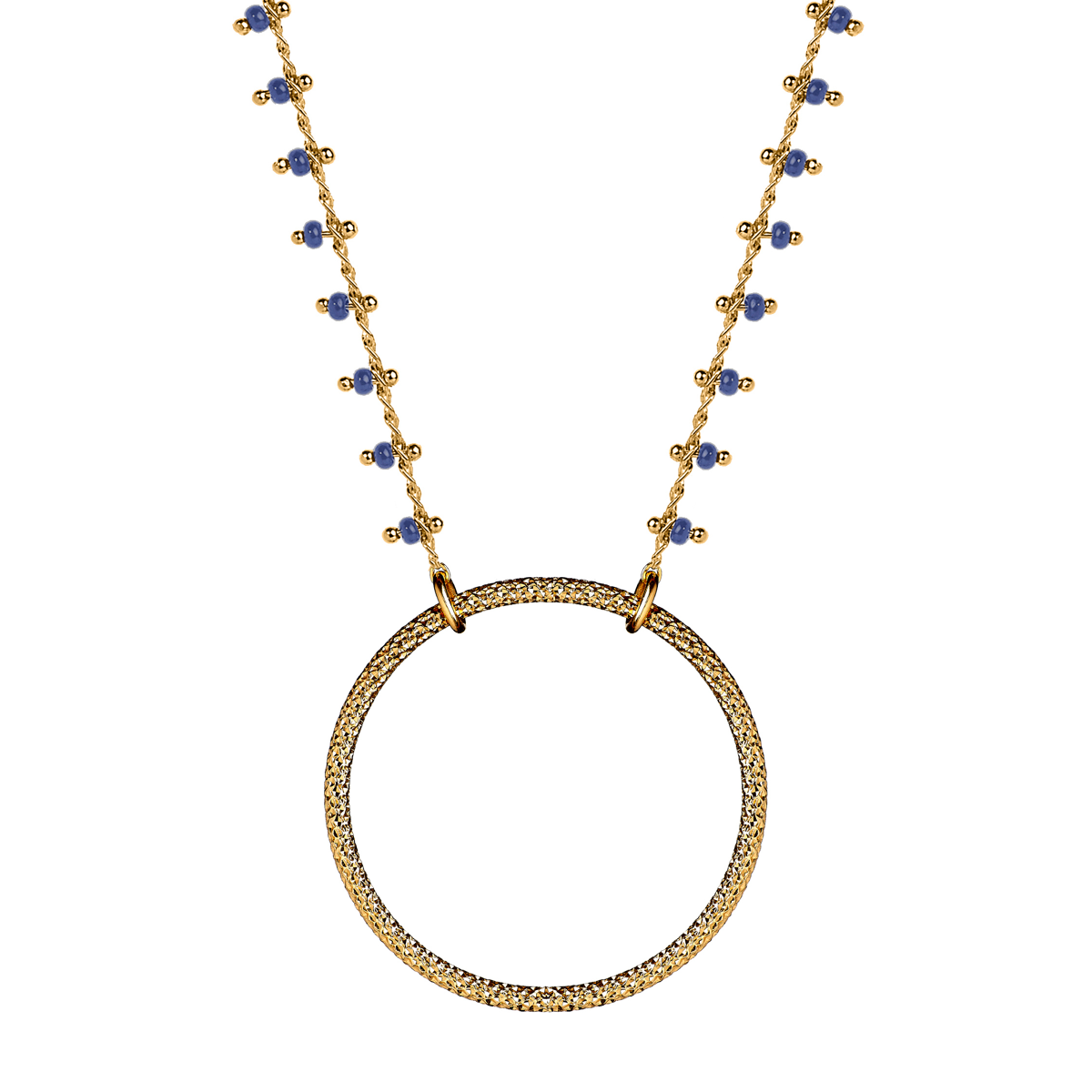 Charlotte la sacrée - Doré bleu – Lutece