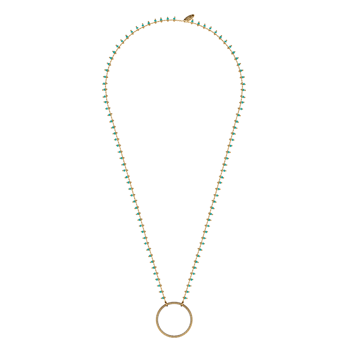 Charlotte l'authentique - Doré turquoise – détail