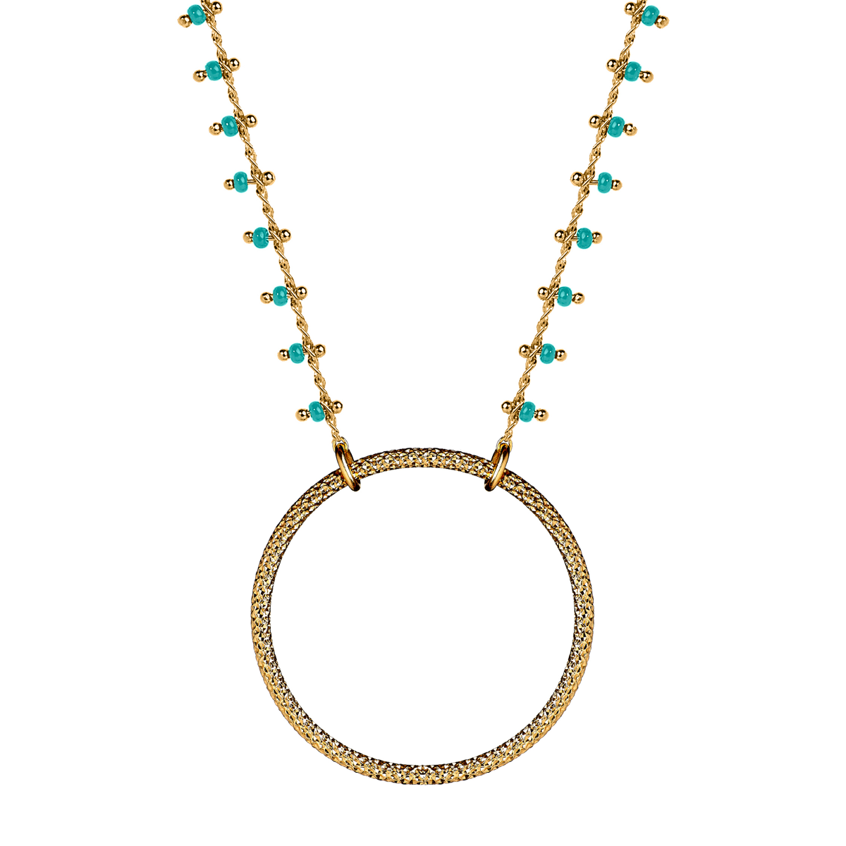 Charlotte l'authentique - Doré turquoise – Lutece