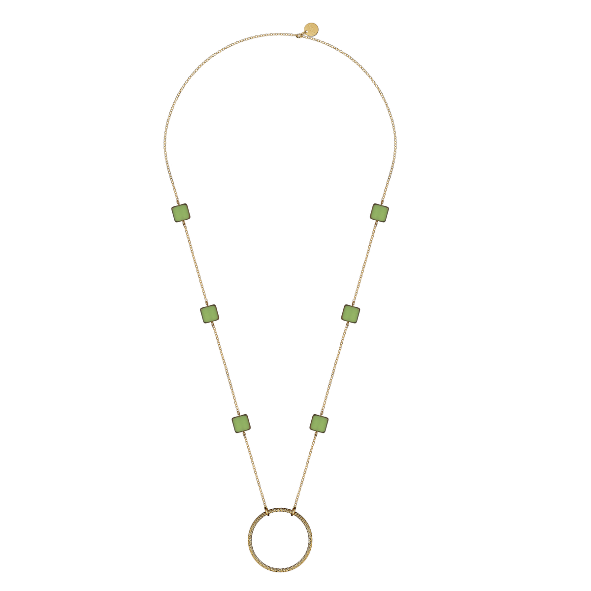 Nicole la sereine - Doré vert – détail
